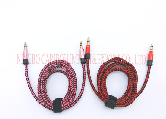 3,5 Audio-Erweiterungs-Stereolithographie-Kabel-buntes Aluminiumverbindungsstück Kabel/3,5